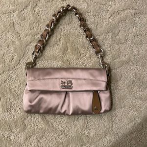 Silver Coach evening bag